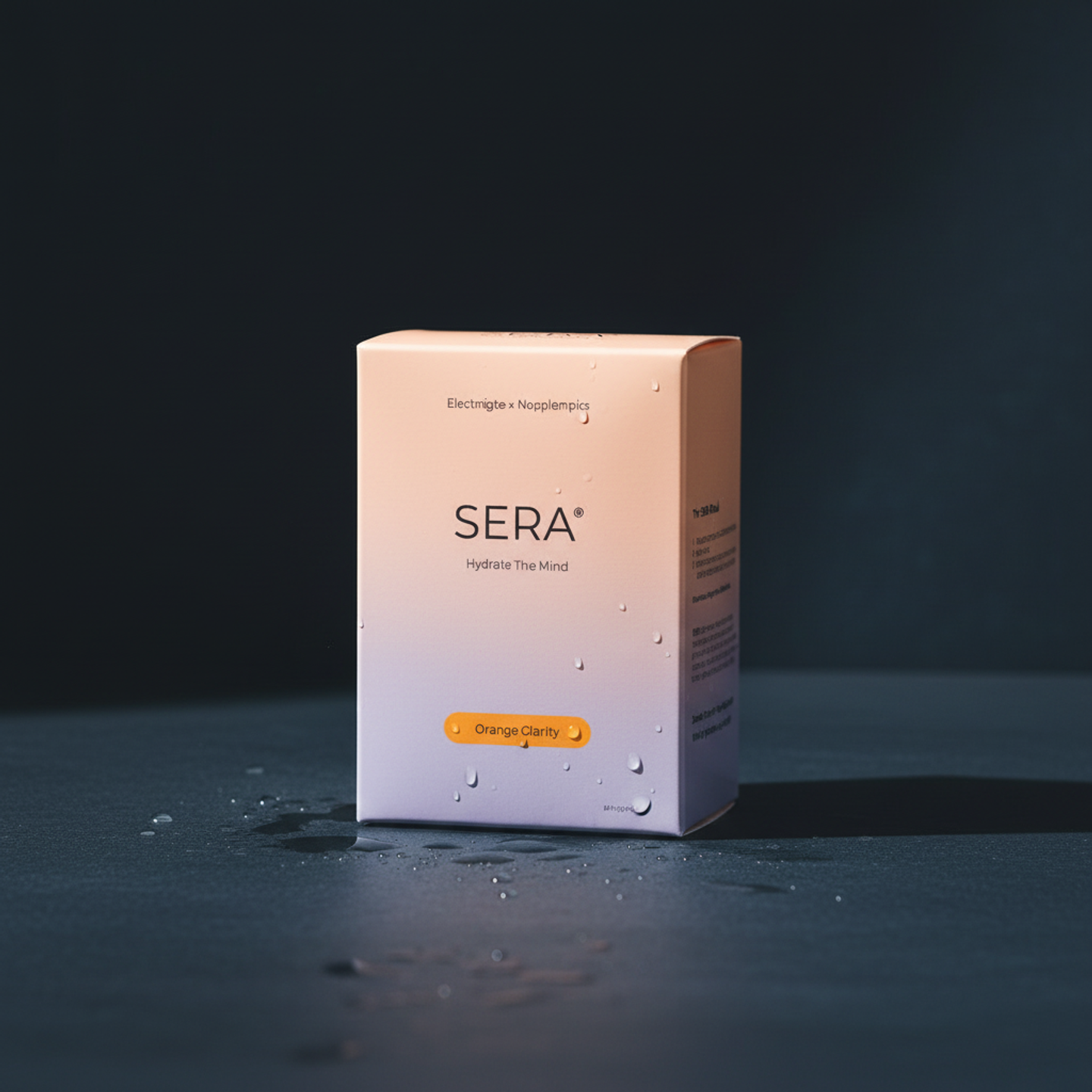 SERA Orange Clarity - Founders Pre-Order Electrolyte + Nootropic Sachet · 30 Sachets · Ships Mid-May