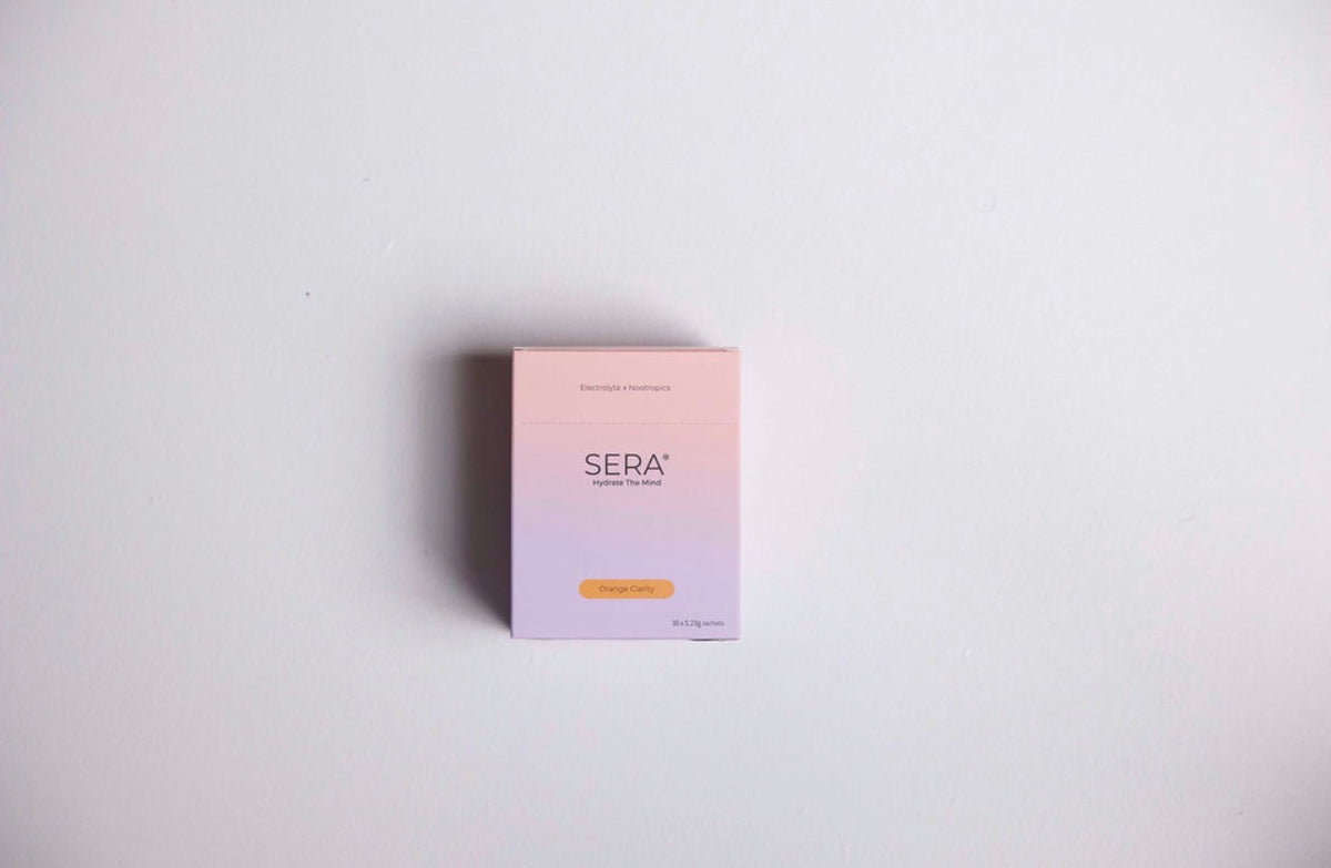 SERA Orange Clarity: Electrolyte + Nootropic Sachet · 30 Sachets